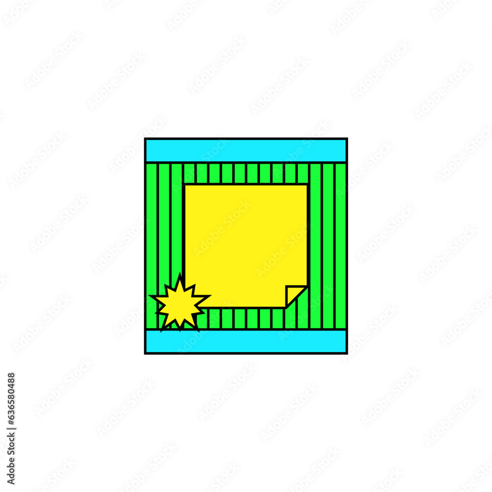 Retro UI Komputer Windows Frames Set Retro UI Komputer Windows Frames Set
