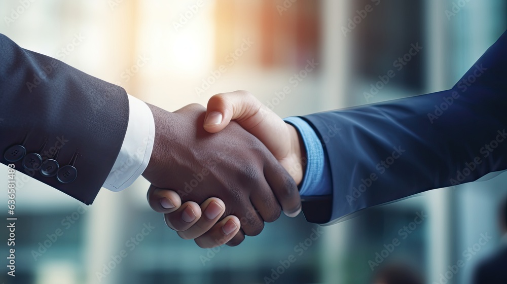 Two men shaking hands. Two men shaking hands.