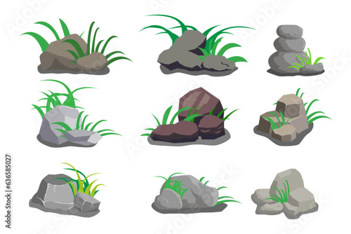 stone vector art and illustrator