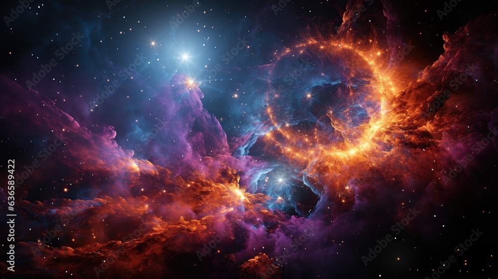 Southern Ring Nebula. - obrazy, fototapety, plakaty 