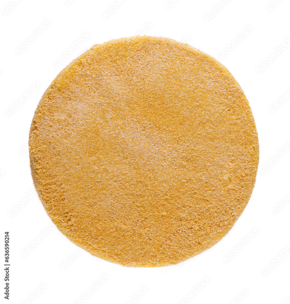 Napoleon Cake on a white plate top view