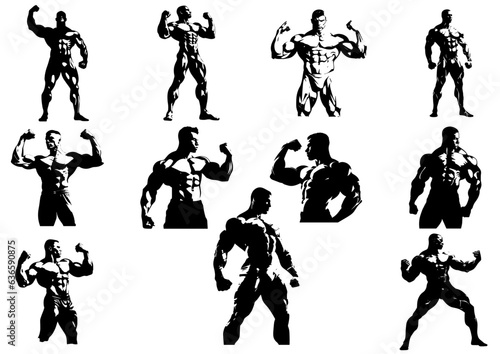 silhouettes of people