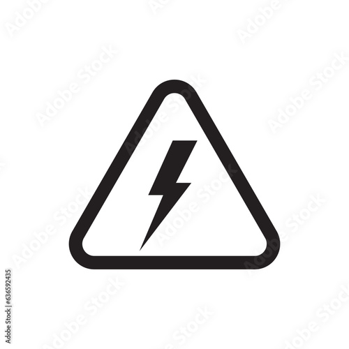 Free Download High voltage icon - GFXLoad