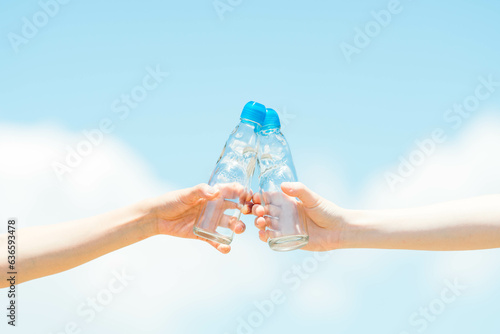 Foto ラムネ・夏・乾杯