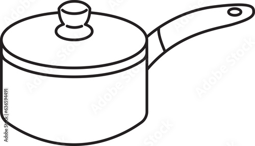 saucepan cooking kitchen tools clipart