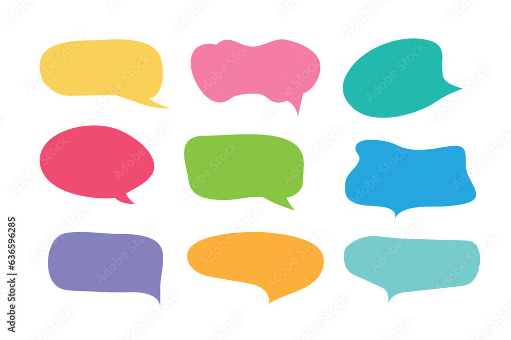 Set of callout, speech bubbles, chats, elements icons, vector illustration. Set of callout, speech bubbles, chats, elements icons, vector illustration.