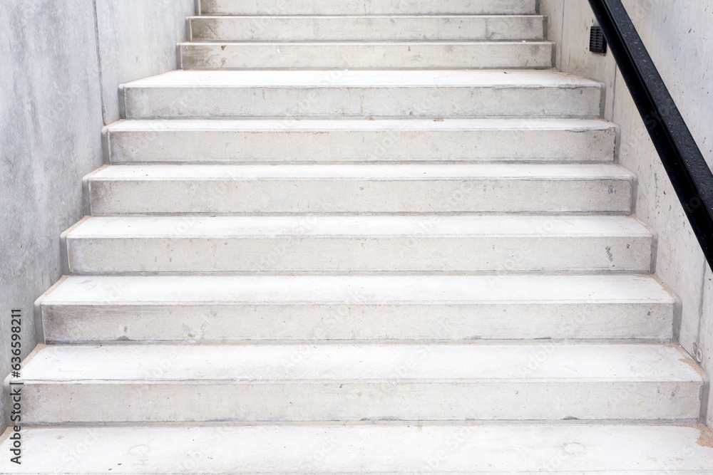 Fototapeta premium concrete building stairway composition