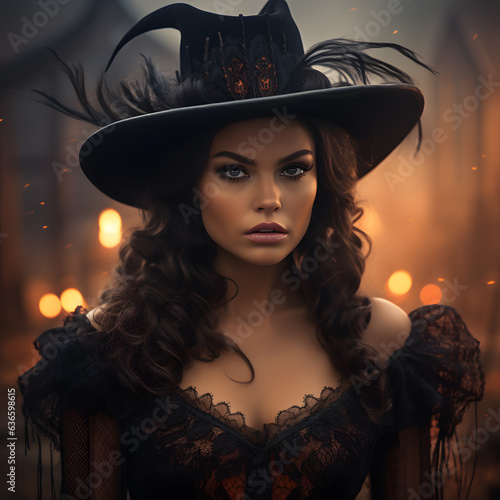 girl with halloween costume