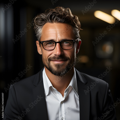 Picture of man with glasses