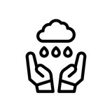 rainwater line icon