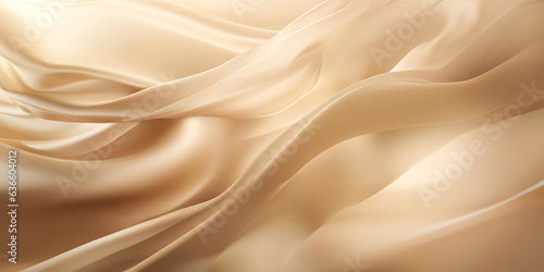 Abstract background of smooth, waving patterns. Creative design in satin material. The ripples and curves of the silk add elegance and beauty, creating a visually pleasing and textured effect.