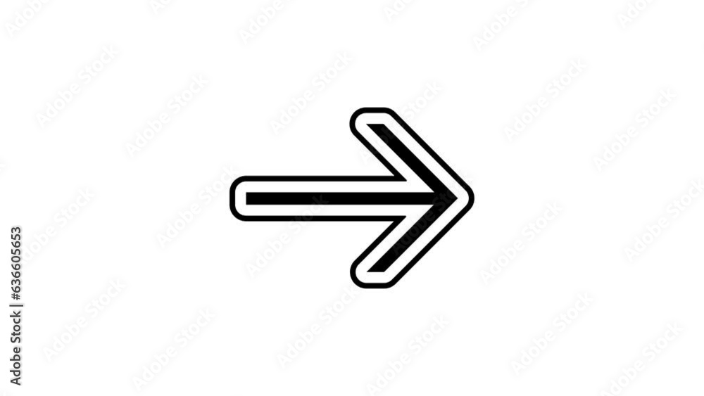 right arrow highlight right arrow highlight