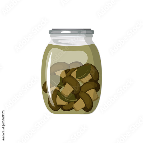 Jam or compote jars. Canned fruit or berries. Preserved fruit in glass jars set vector illustration. For Farmer Market Branding. Organic food eco template. Sweet dessert with vitamins