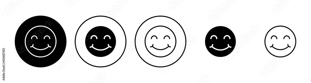 smile icon set. smile emoticon icon. feedback smile icon set. smile emoticon icon. feedback