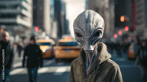 Hidden Harmony: Grey Aliens Within Human Society, generative ai