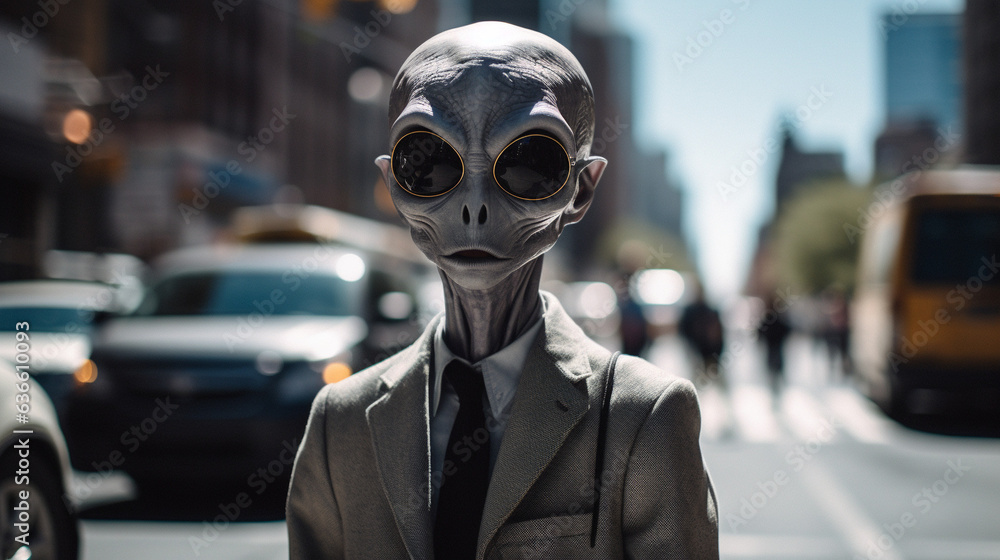 Ethereal Integration: Grey Aliens Amongst Humanity, generative ai Ethereal Integration: Grey Aliens Amongst Humanity, generative ai