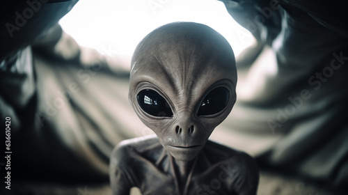 Emissaries of the Galactic Realm: Grey Alien, Generative AI