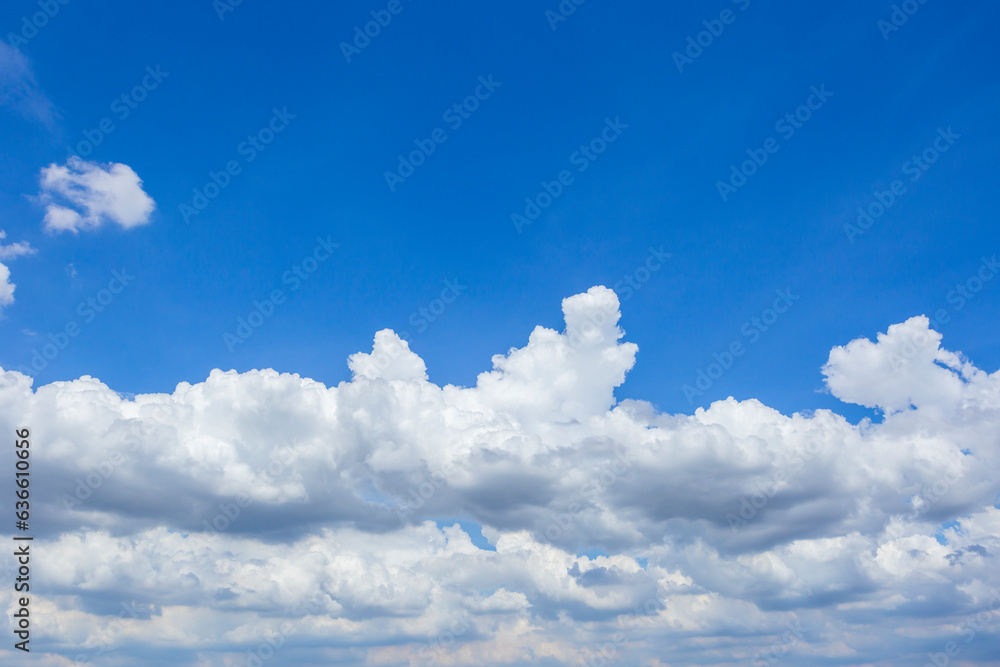 The Cloud scape Sky background over the blue sky