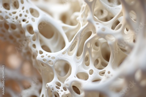 Porcelain macrostructure photo