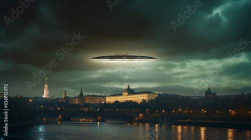Moscow Mysterium: Unidentified Craft Above the Kremlin, generative ai
