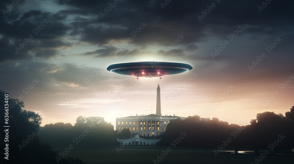 Presidential Unveiling: UFO Phenomenon at the White House, Generative AI Presidential Unveiling: UFO Phenomenon at the White House, Generative AI