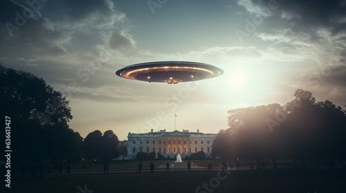 Top Secret Encounter: UFO Incident at the White House, Generative AI