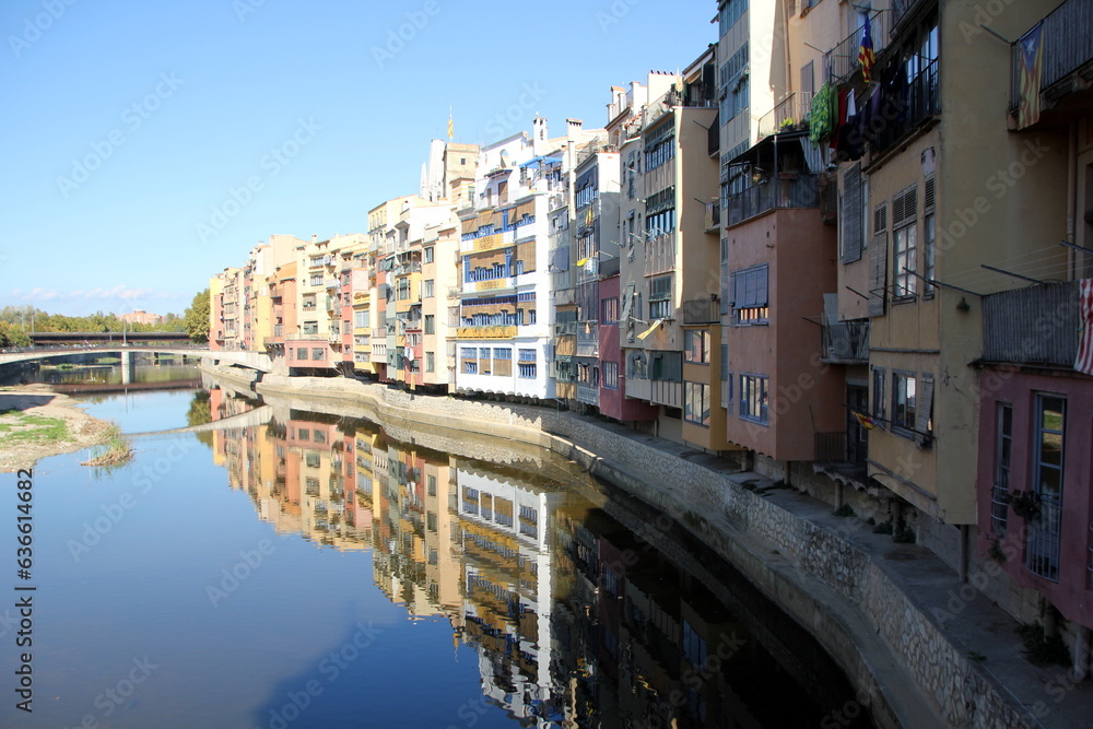 Girona Spain 06 11 2022 . Girona is a city in Catalonia in northeastern Spain, lying on the banks of the Onyar River.