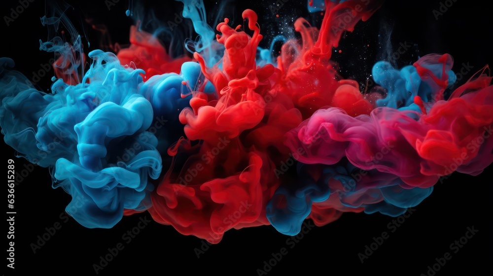 Obraz premium colorful smoke background
