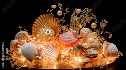 Beautiful sea shells  © mahdee