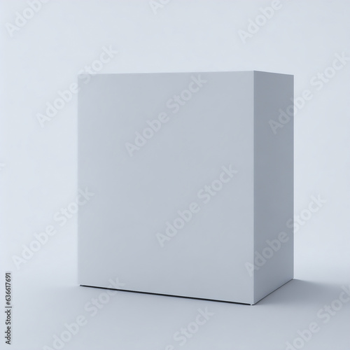 Authentic White Packaging Box for Software, Electronics, and Various Products © Nahid
