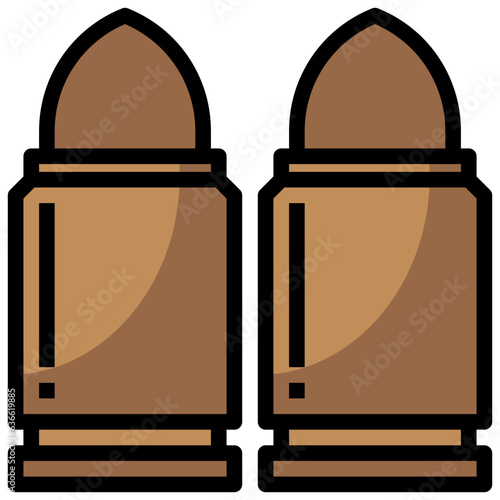ammo line icon,linear,outline,graphic,illustration