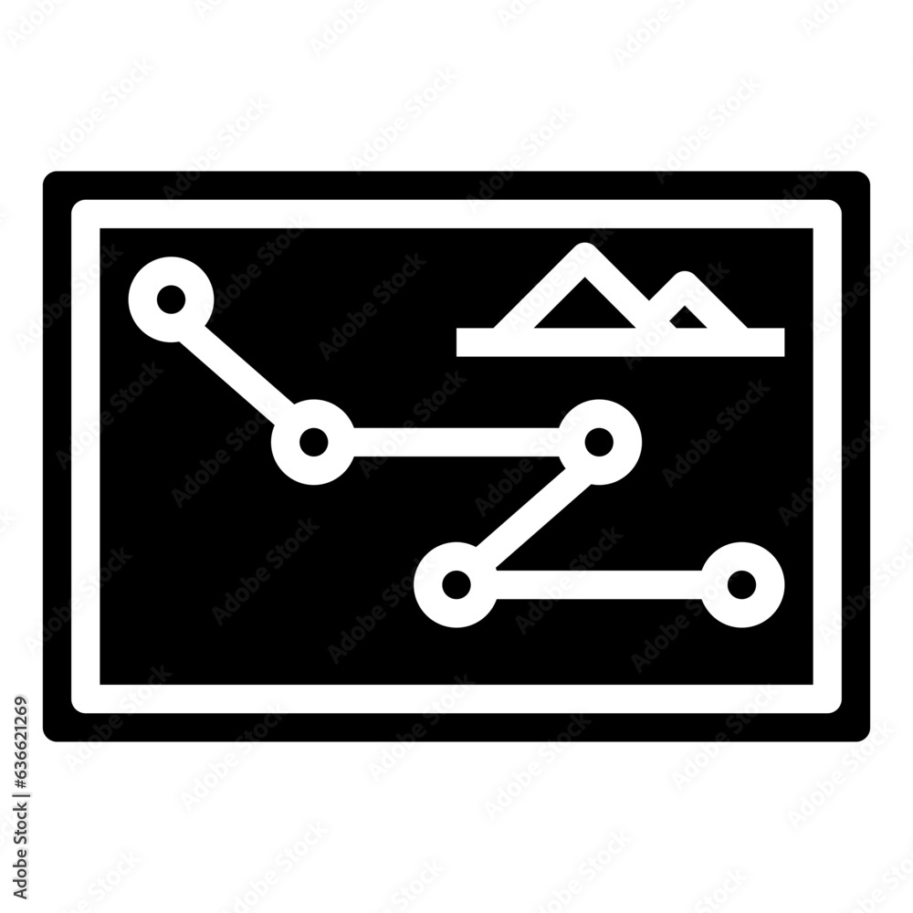 MAP line icon,linear,outline,graphic,illustration MAP line icon,linear,outline,graphic,illustration