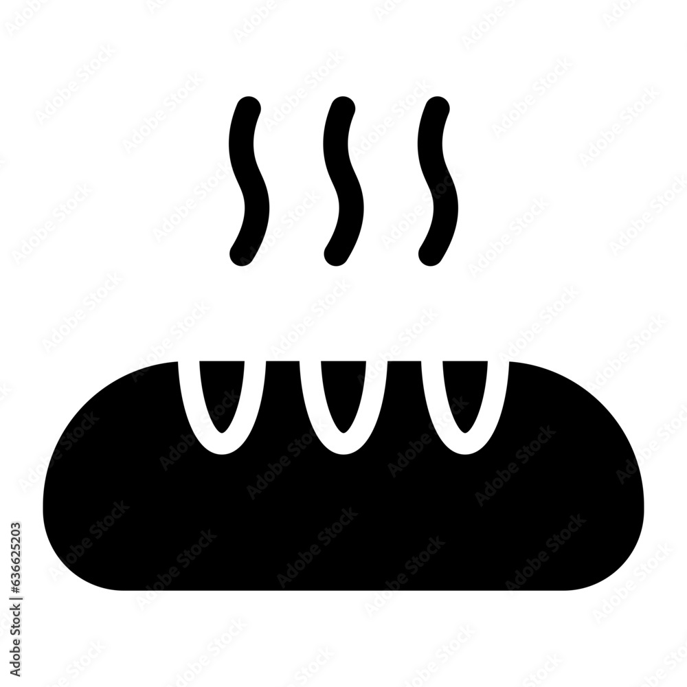 Obraz premium bread glyph 
