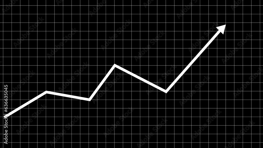 abstract business graph icon illustration background 4k abstract business graph icon illustration background 4k