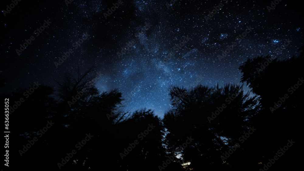 Naklejka premium a starry night sky