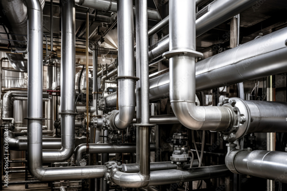 Exploring the Intricate Machinery: A Macro View of an Industrial Evaporator System for Wastewater Treatment and Chemical Processing