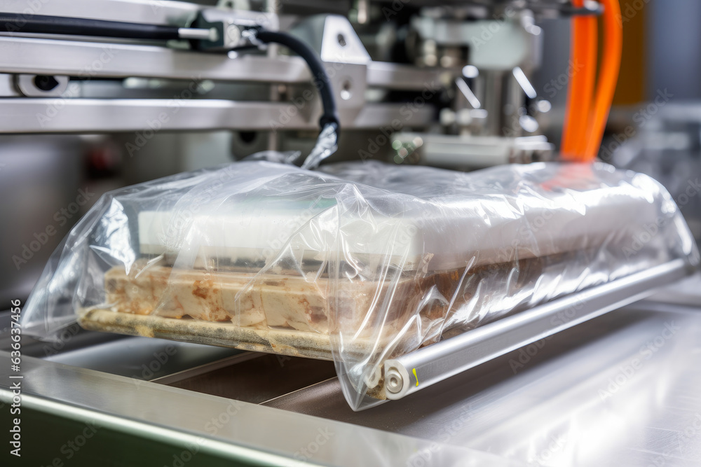 Efficient and Precise Vacuum Packaging Machine: Sealing Food with Cutting-Edge Air-Tight Technology in an Industrial Setting Efficient and Precise Vacuum Packaging Machine: Sealing Food with Cutting-Edge Air-Tight Technology in an Industrial Setting