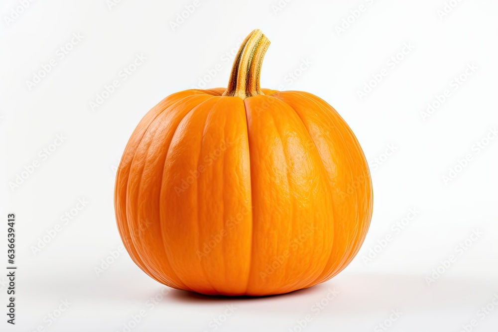 Vibrant autumn delight. Pumpkin on white background isolated. Ripe pumpkins for halloween Vibrant autumn delight. Pumpkin on white background isolated. Ripe pumpkins for halloween