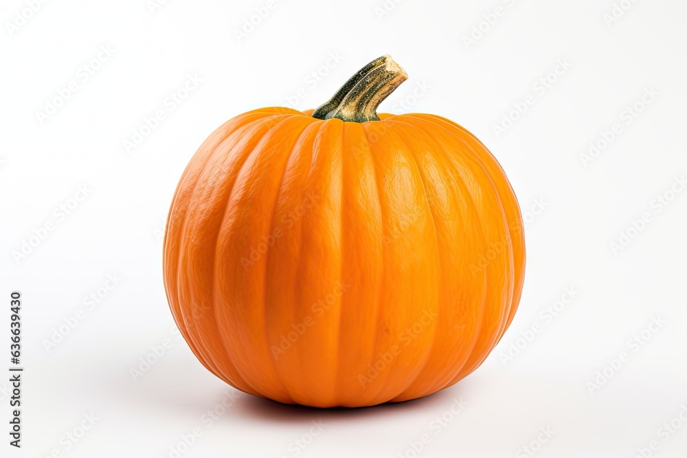 Vibrant autumn delight. Pumpkin on white background isolated. Ripe pumpkins for halloween Vibrant autumn delight. Pumpkin on white background isolated. Ripe pumpkins for halloween