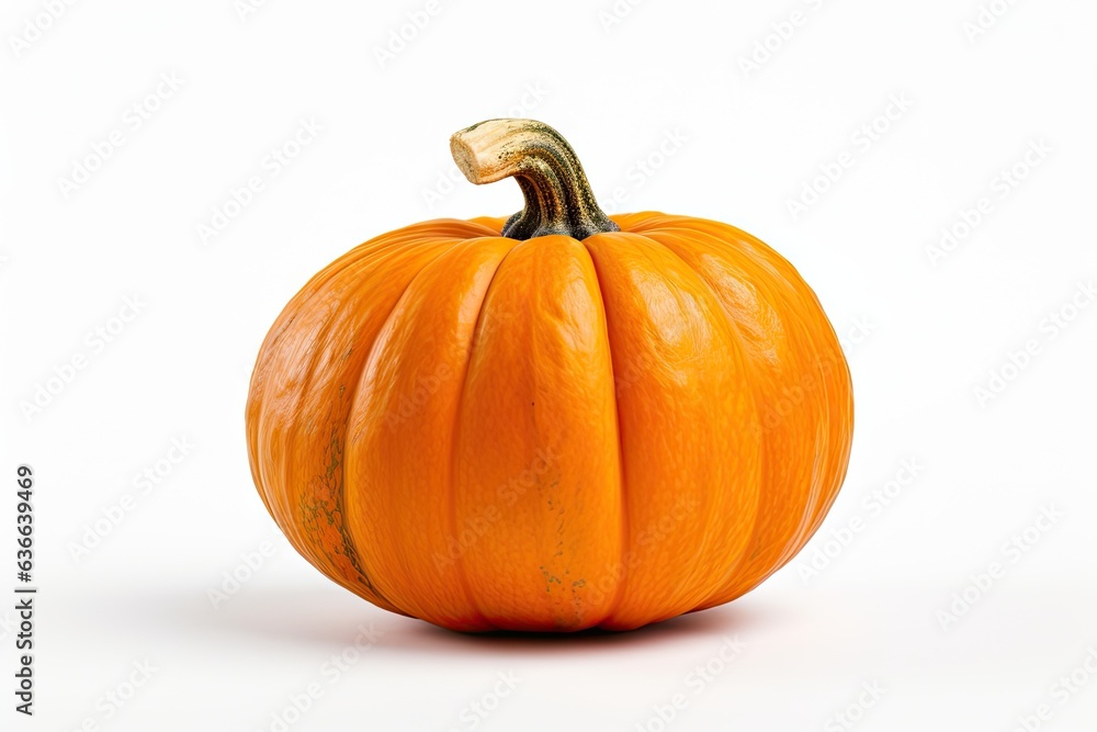 Vibrant autumn delight. Pumpkin on white background isolated. Ripe pumpkins for halloween Vibrant autumn delight. Pumpkin on white background isolated. Ripe pumpkins for halloween