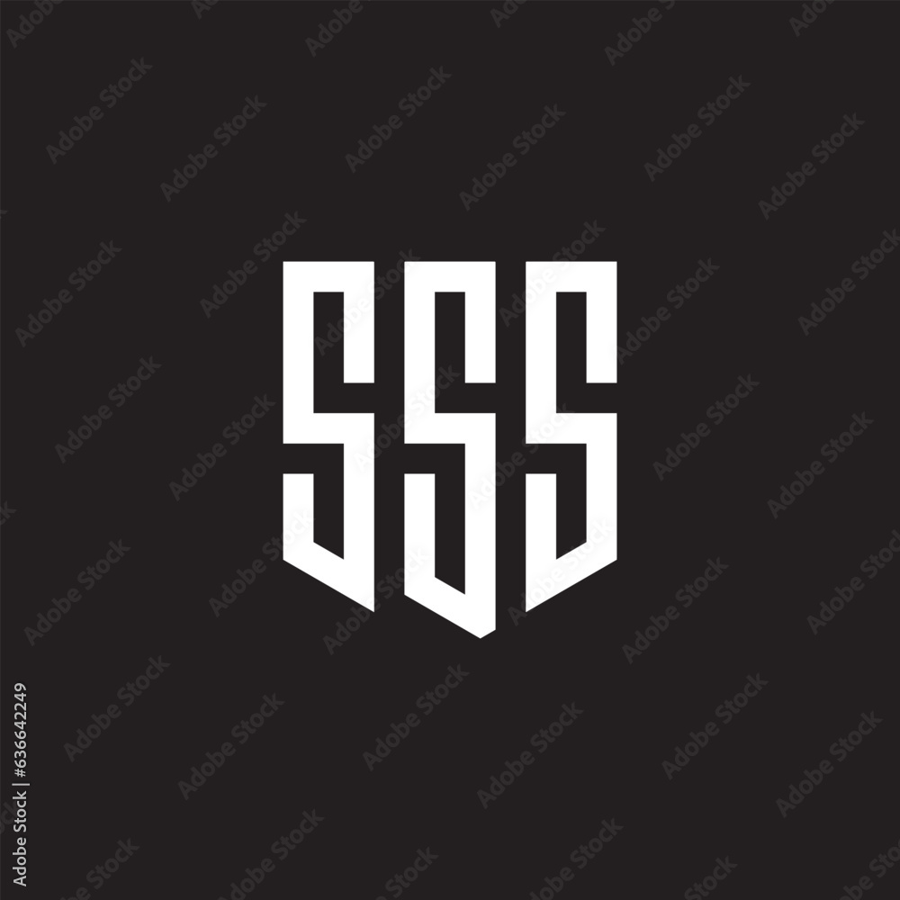 Alphabet letter SSS logo design vector template Alphabet letter SSS logo design vector template