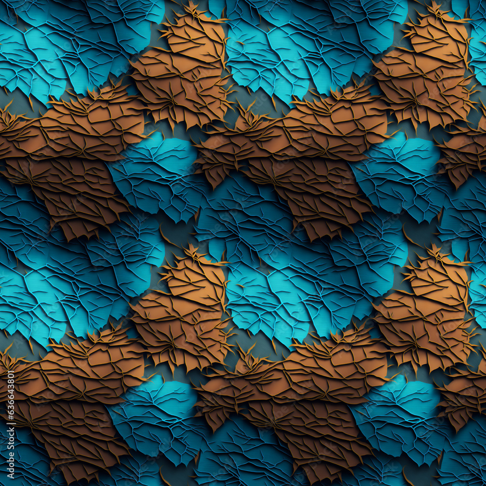 Abstract blue and brown seamless pattern. texture template. Seamless texture pattern. Seamless pattern. Wallpaper pattern.