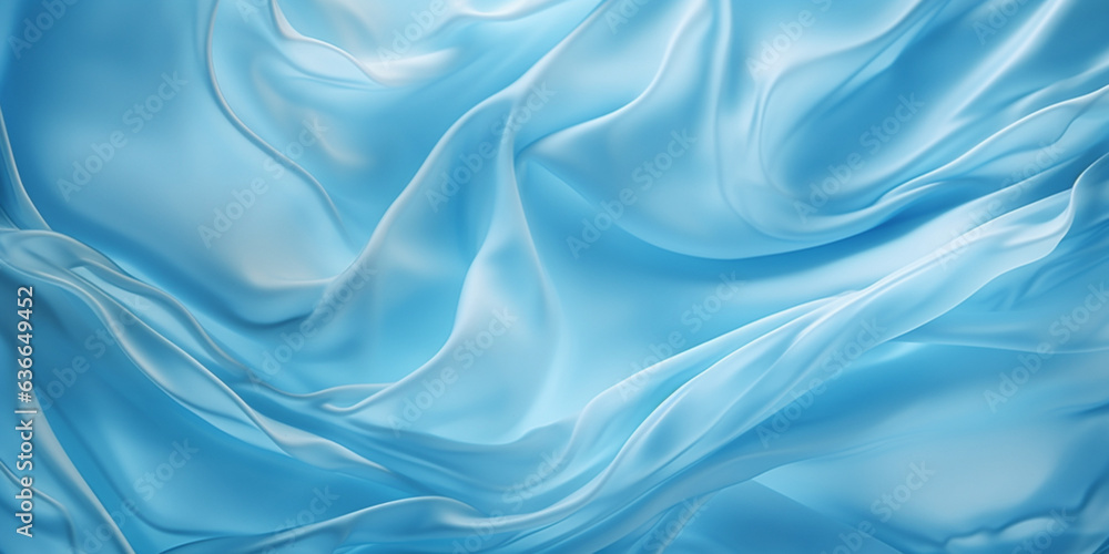 Fototapeta premium blue satin fabric, blue satin background, blue silk background