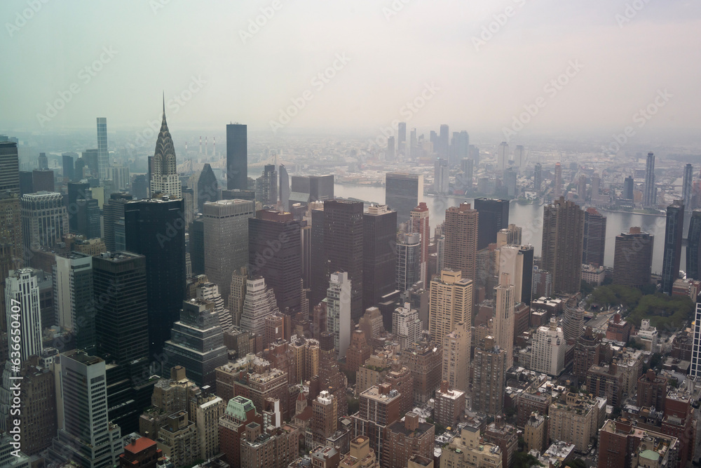 Manhattan Landscape on a Hazy Day