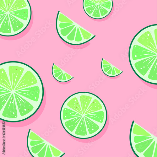 Lime background vector, Limes wallpaper illustration, Lime design