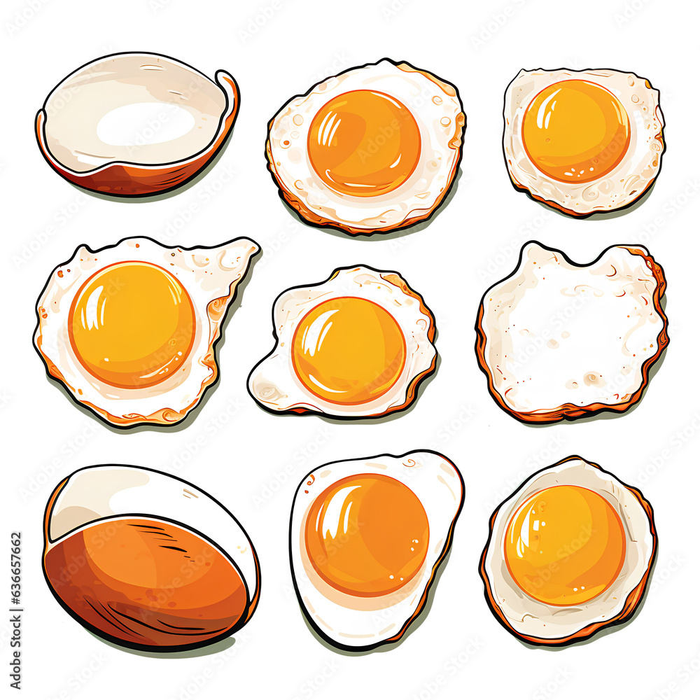 fried eggs illustration fried eggs illustration