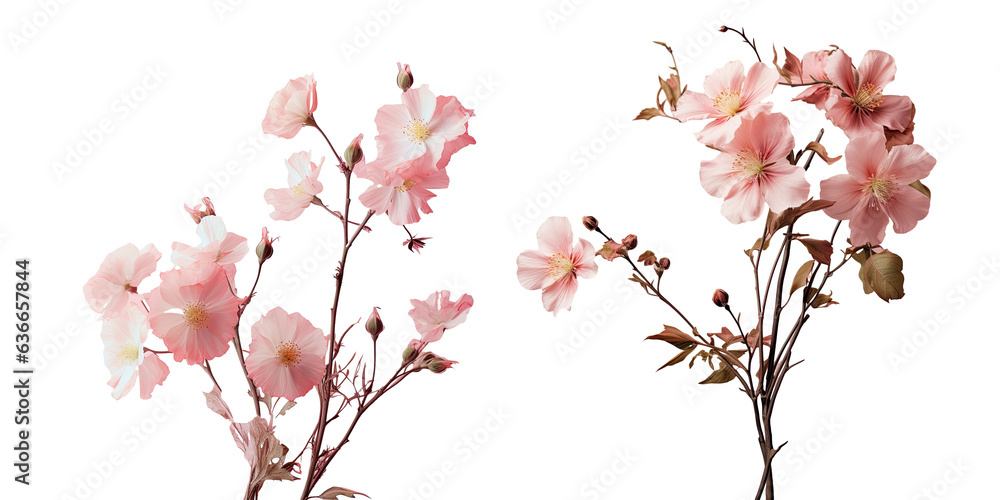 flowers in pink and black flowers in pink and black