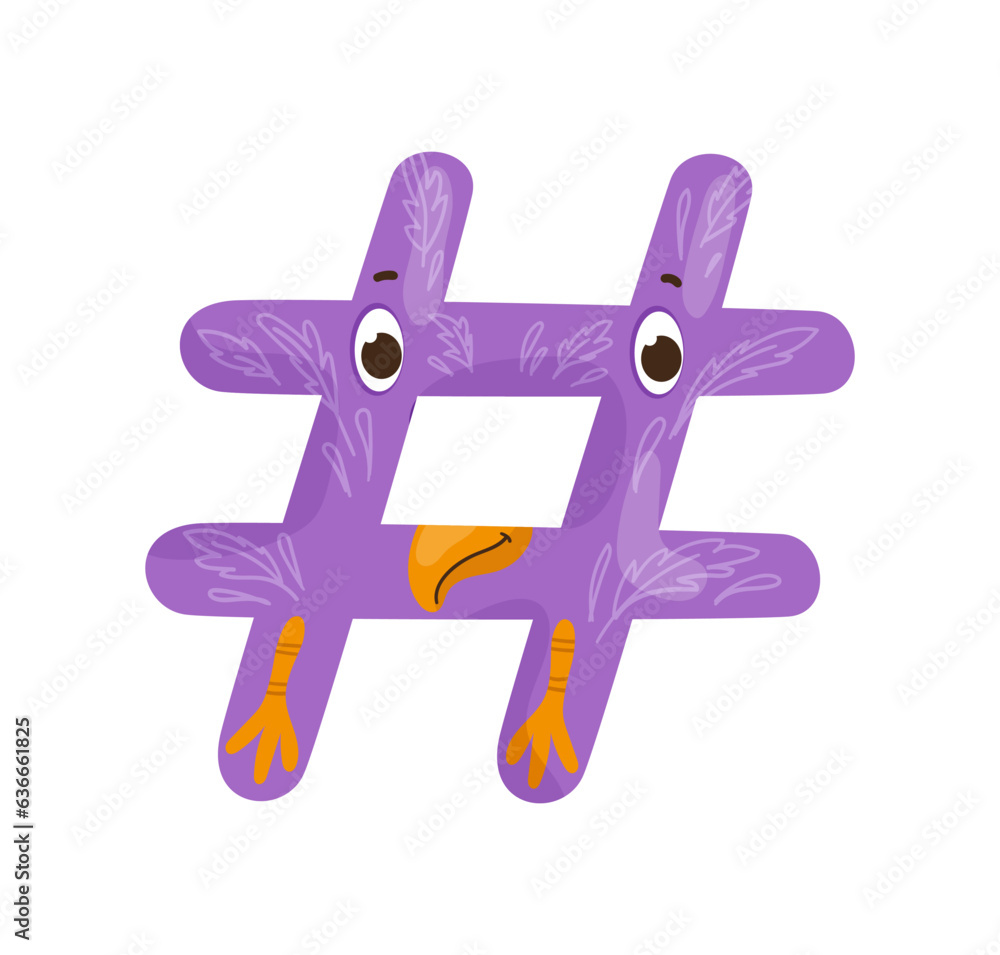 Punctuation Mark in the Form of a Cute Animal Punctuation Mark in the Form of a Cute Animal