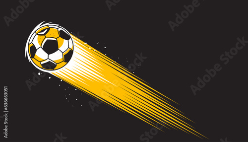 Soccer abstract background design for banner, poster, flyer template. Sports concept
