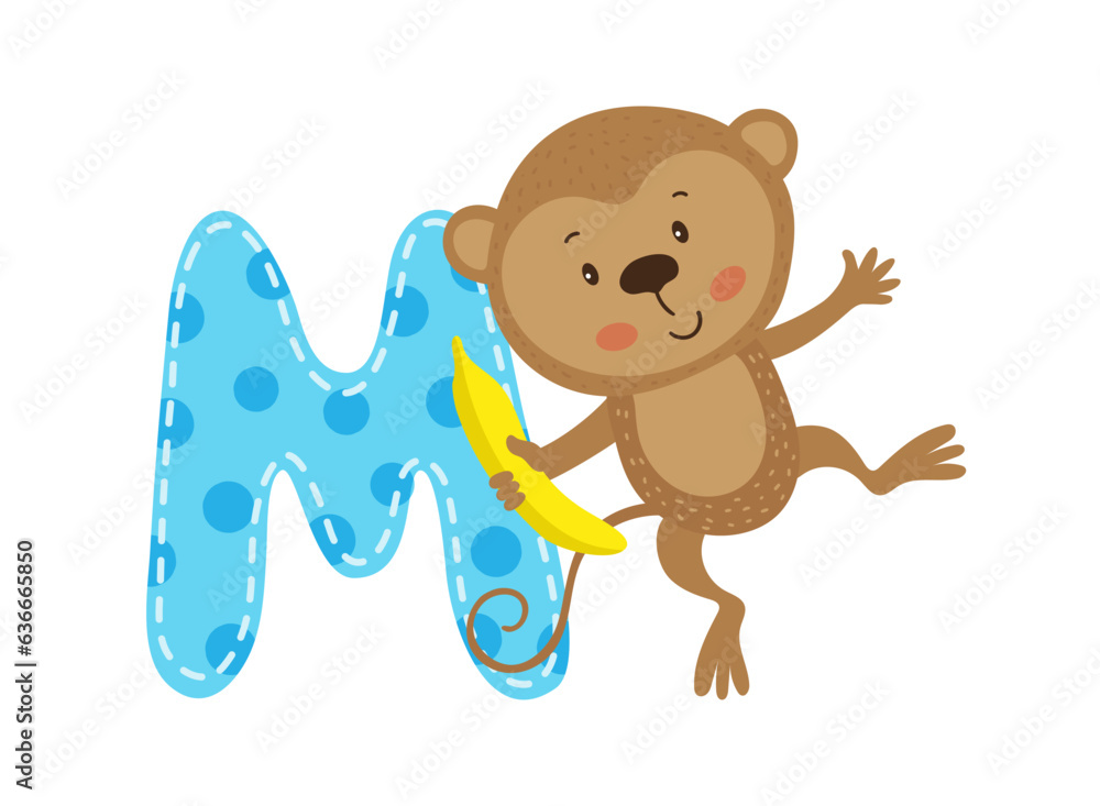 Obraz premium English Letter with Animal
